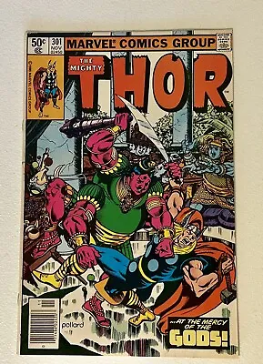 Buy The Mighty Thor #301 MARVEL 1980 1st App Of Ta-Lo NEWSSTAND SEE PICS (A-7) • 4.37£