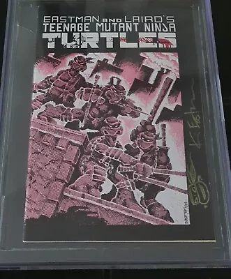Buy Teenage Mutant Ninja Turtles #1 Third Printing CGC 8.5 Signed Kevin Eastman TMNT • 1,700£
