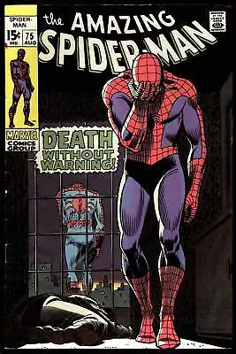 Buy Amazing Spider-Man #75 Marvel 1969 (FN+) Death Of Silvermane! L@@K! • 54.81£