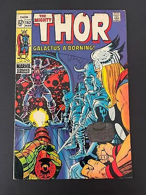 Buy Thor #162 - Origin Of Galactus (Marvel, 1969) Fine+ • 41.29£