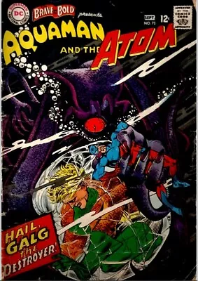 Buy Brave And The Bold #73 (DC Comics 1967) - First Appearance Of Nuidis Vulko • 28.77£