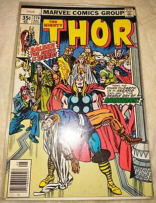 Buy Thor 274 Death Of Balder Higher Grade Key Book • 15.99£