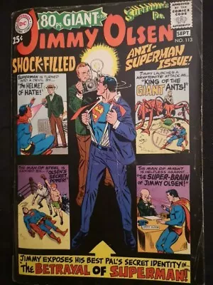 Buy Jimmy Olsen 113 80 Page Giant Superman Dc Comics  Collectors Item Superheroes  • 6£