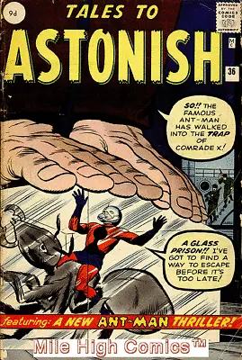 Buy TALES TO ASTONISH (1959 Series) #36 BRITISH Good • 428.95£