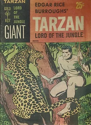 Buy 1965 Gold Key Giant Tarzan Lord Of The Jungle #1/2nd Printing Colour Comic Nice • 100£