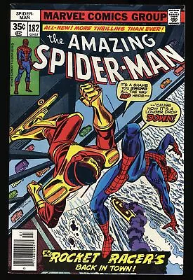 Buy Amazing Spider-Man #182 NM 9.4 Rocket Racer! Ross Andru Cover Art! Marvel 1978 • 26.08£