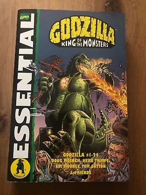 Buy Esssential Godzilla King Of The Monsters Trade Paperback TPB Marvel 1-24 Reprint • 70£