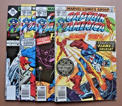 Buy 1977 1978 Marvel Comics Captain America & The Falcon 216 219 220 222 4 Book Lot  • 15.83£
