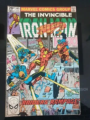 Buy Marvel Comics The Invincible Iron Man Vol. 1 No. 145 RAIDERS RAMPAGE  J ROMITA • 2.99£