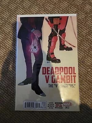 Buy Deadpool V Gambit #2 Marvel Comics (2016) NM 1st Print Comic Book • 3£