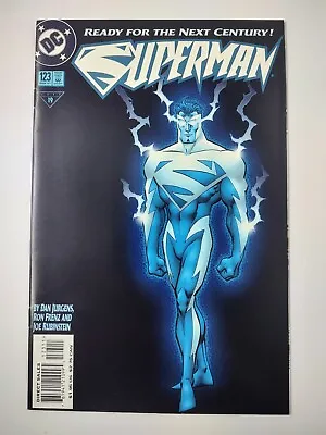 Buy Superman #123 Glow In The Dark Cover 1st App Of Blue Suit  DC Comics 1997 Key • 11.15£
