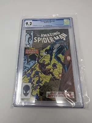Buy Amazing Spiderman #265 CGC 9.2 NM- 1st Appearance Of Silver Sable Marvel 1985 • 59.96£