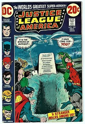Buy JUSTICE LEAGUE OF AMERICA #103 - DC 1972 - The Phantom Stranger Joins JLA : FINE • 15£
