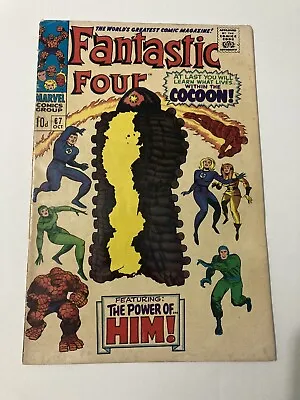 Buy Fantastic Four 67 1st First Cameo App Him Adam Warlock 1967 Marvel Silver Age • 68£
