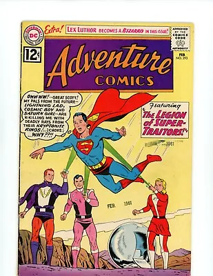 Buy Adventure Comics #293 -1st. Leg. Spr-Pets. 1st. Biz. Luthor. 2nd Zod (3.5) 1961 • 78.91£