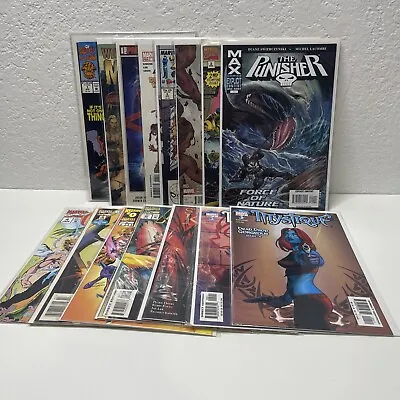 Buy Comic Book Lot 15 Issues Thing Punisher Mystique Stephen King Iron Man Linsner • 13.52£