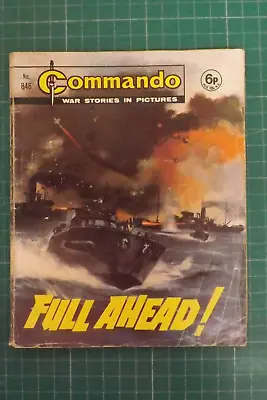 Buy COMMANDO COMIC WAR STORIES IN PICTURES No.846 FULL AHEAD! GN1774 • 7.99£