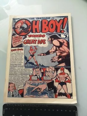 Buy The Tornado In Oh Boy! #4. Comic. Antique. Vintage. Rare.  • 20£
