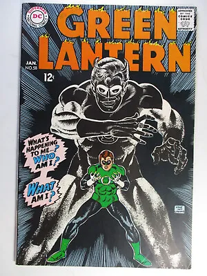 Buy Green Lantern #58, Peril Of The Powerless Green Lantern, Fine+, 6.5, OW Pages • 29.65£
