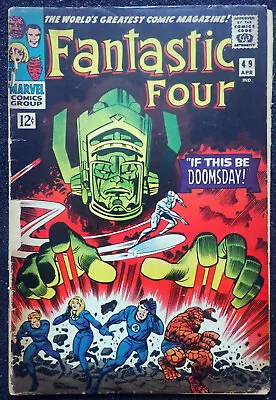 Buy Fantastic Four #49 👓 1st Full Galactus 👓 1966 Silver Surfer • 260.11£