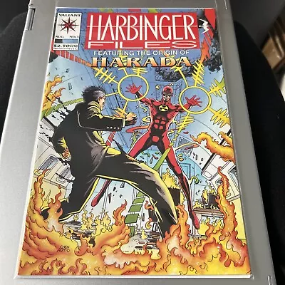 Buy Harbinger Files 1, Origin Of Harada, Valiant Comics, August 1994, • 3.50£