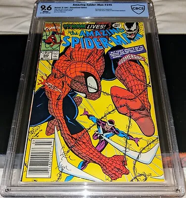 Buy 💥AMAZING SPIDER-MAN #345 CBCS 9.6 Early Kletus Kasady App NOT CGC  NEWSSTAND!💥 • 79.59£