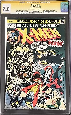 Buy X-Men 94 CGC 7.0 SS Stan Lee. New X-men Begins Huge Key!! Marvel 1975 Comics • 1,199.28£