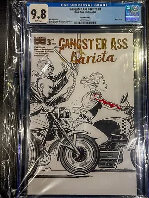 Buy ☕Gangster Ass Barista #3☕CGC 9.8 MINT☕1 Color Incentive Variant☕FREE SHIPPING☕ • 79.05£