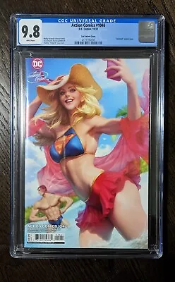 Buy Action Comics #1046, CGC 9.8, Artgerm Lau Supergirl Swimsuit Variant  • 59.38£