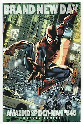 Buy Spider-man, The Amazing 546 - Bryan Hitch Variant Cover (modern Age 2008) - 9.4 • 45.46£