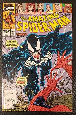 Buy Amazing Spiderman #332 (Marvel 1990) VF+(8.5) 1st Jay Leno New Venom Larsen Art  • 6.27£