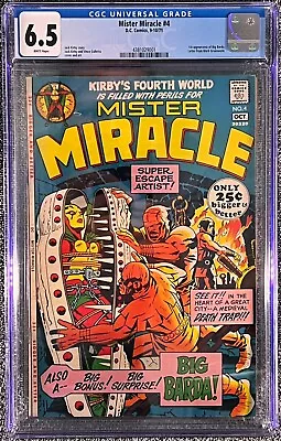 Buy Mister Miracle #4 CGC 6.5 1971  1st App. Big Barda, Double Size Issue! • 95.94£