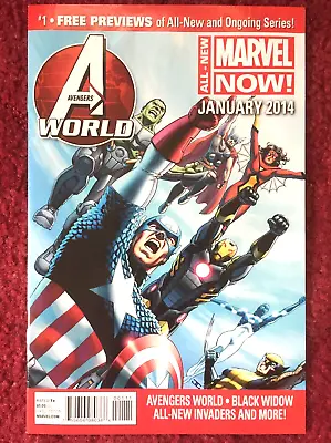 Buy AVENGERS WORLD #1 MARVEL Preview Comic-3 CARDS 2014 Wolverine/Hulk/Thor NM RARE! • 8.95£