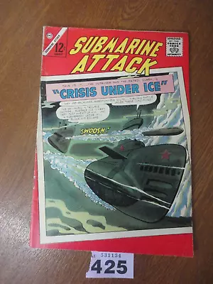 Buy Vol 2 No. 51 SUBMARINE ATTACK - July 1965 Charlton Comics FVF • 5.95£