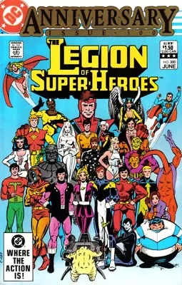 Buy LEGION OF SUPER-HEROES #300 F, Giant, Direct DC Comics 1983 Stock Image • 2.37£