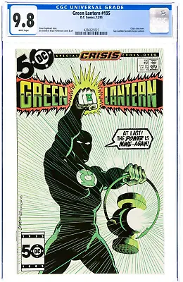 Buy Green Lantern 195 Cgc 9.8 V1 Dc Comics 1985! Guy Gardner Becomes Green Lantern • 187.99£
