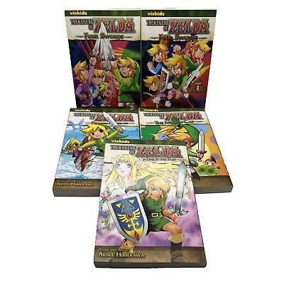Buy Legend Of Zelda Manga 5 Volume Lot - Four Swords, Minish Cap, Link To The Past • 23.19£