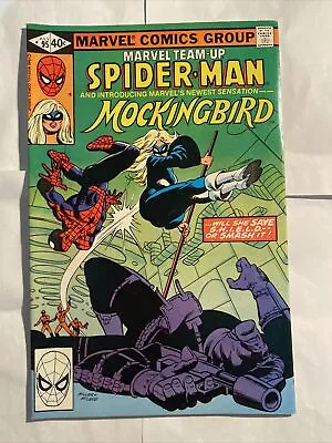 Buy Marvel Team-Up Spiderman #95 1st Appearance Mockingbird 1980 Marvel Comics • 32.09£