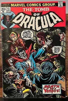 Buy Tomb Of Dracula # 13; 1st Appearance Deacon Frost, Great Condition. • 78.95£