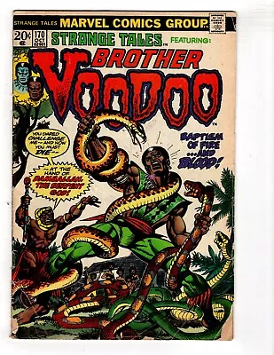 Buy Strange Tales #170 1973 Low Grade 2nd App Of Voodoo • 8.04£