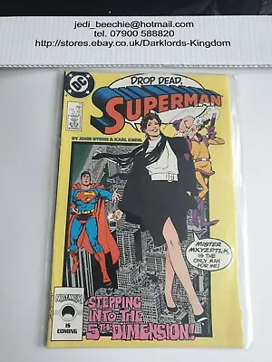 Buy SUPERMAN Vol 2 ISSUE #11.  JOHN BYRNE  1987. Near Mint.  Rare HIGH GRADE • 1.99£