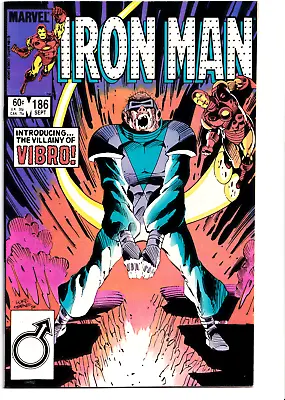 Buy Iron Man #186 1984 Marvel Comics 1st App. Vibro • 4.17£