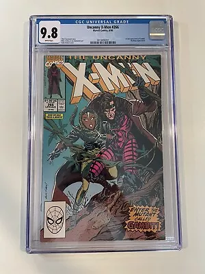 Buy X-MEN #266 CGC 9.8 Near Mint White Pages - First Gambit (Marvel 1990) • 539.68£
