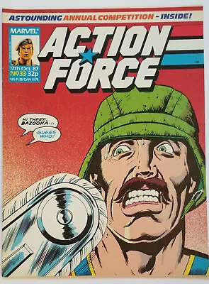 Buy Marvel Comics: Action Force Issue 33; 17 October 1987; Single Issue • 10.50£