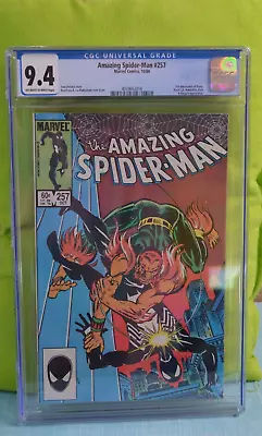 Buy Amazing Spider-Man #257 CGC 9.4 2nd Puma & 1st Appearance Ned Leeds As Hobgoblin • 40.03£