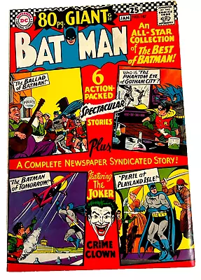 Buy Batman #187  - Eighty Page Giant G-30  - Silver Age Dc 1967 • 15.81£