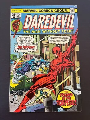 Buy Daredevil #126 - 1st Appearance Of The New Torpedo (Marvel, 1975) Fine • 8.29£
