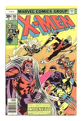 Buy Uncanny X-Men #104 VG+ 4.5 1977 1st App. Starjammers • 53.62£