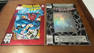 Buy The Amazing Spider-Man #365 & Spider-Man 2099 #1 Preview 1st Appearance Lot Of 2 • 19.70£