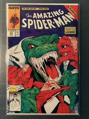 Buy Amazing Spider-Man #313 NM 9.4! Classic, Fierce McFarlane Lizard Cover! • 20.09£